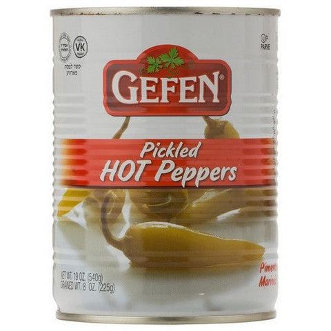 Gefen, Pickled Hot Peppers, 17.5 Oz(Case Of 12) Gefen