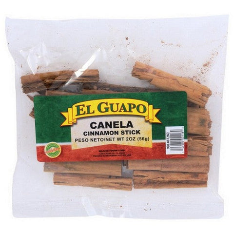 El Guapo, Whole Cinnamon Sticks, 2 Oz(Case Of 18) El Guapo