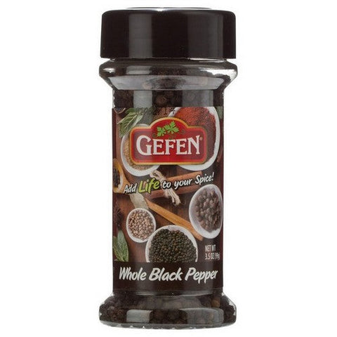 Gefen, Whole Black Pepper, 3.5 Oz(Case Of 12) Gefen