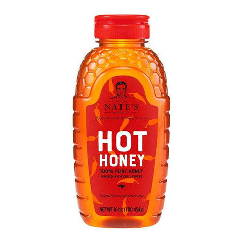 Nature Nate's, Hot Honey 100% Pure Honey, 16 Oz(Case Of 6) Nature Nate's