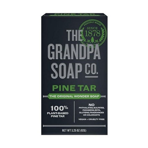 Grandpa's Brands Company, Pine Tar Bar Soap, Medium Size 3.25 OZ EA Grandpa's Brands Company
