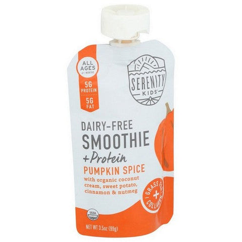 Serenity Kids, Smoothie Pumpkin Spice, 3.5 Oz(Case Of 6) Serenity Kids