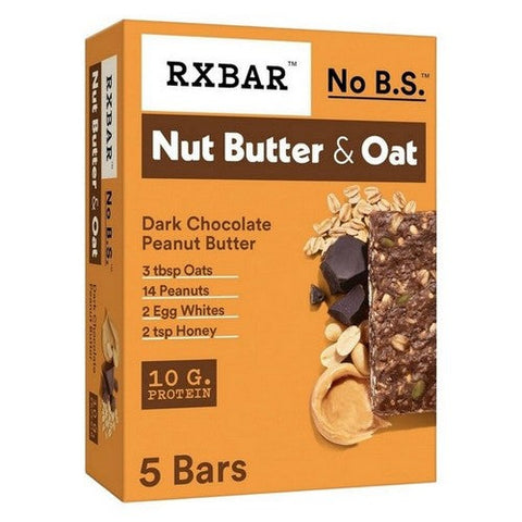Rxbar, Protein Bars Peanut Butter Chocolate, 9.7 Oz(Case Of 6) Rxbar