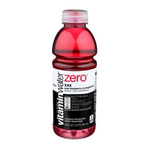 Vitamin Water, Water Zero Acai Blueberry Pomegranate, 20 Oz (Case Of 12) Vitamin Water