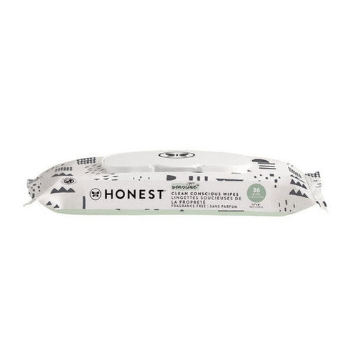 The Honest Company, Pattern Play Kids Wipes, 36 Packets (Case Of 12) The Honest Company