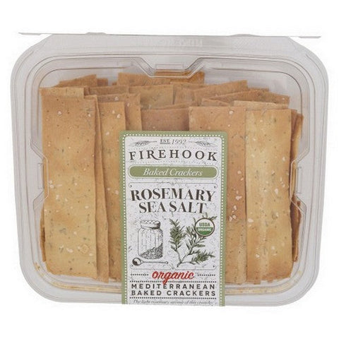Firehook, Baked Crackers Rosemary Sea Salt, 8 Oz(Case Of 12) Firehook