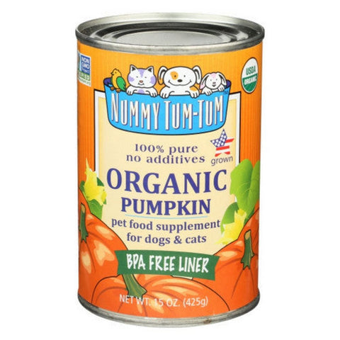 Nummy Tum Tum, Organic Pumpkin Dog Food, 15 Oz(Case Of 12) Nummy Tum Tum