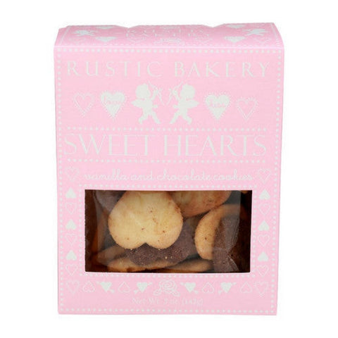 Rustic Bakery, Vanilla And Chocolate Valentines Day Cookies, 5 Oz(Case Of 12) Rustic Bakery