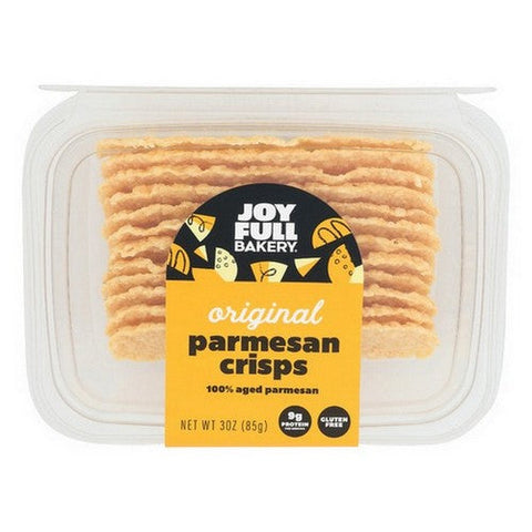 Joyfull Bakery, Original Parmesan Cheese Crisps, 3 Oz(Case of 8) Joyfull Bakery