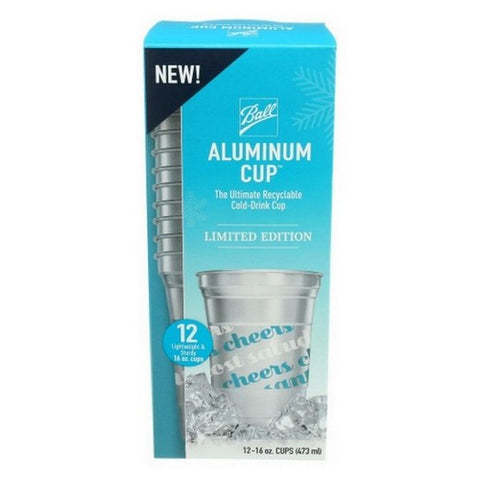 Ball, Aluminum Limited Edition Cup, 16 Oz(Case Of 10) Ball
