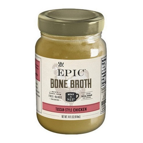 Epic Provisions, Tuscan Style Chicken Bone Broth, 14 Oz(Case Of 6) Epic Provisions