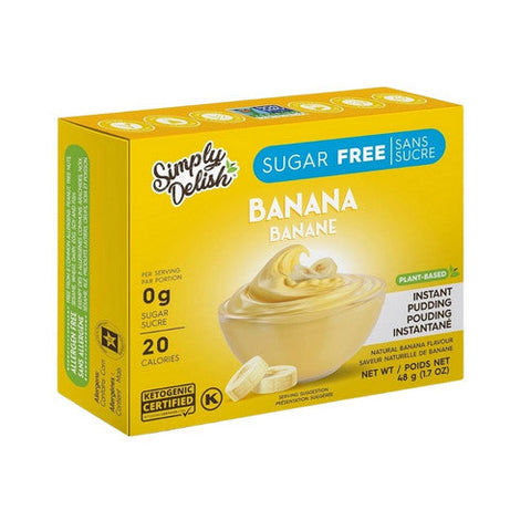 Simply Delish, Natural Banana Instant Pudding, 1.7 Oz(Case Of 6) Simply Delish