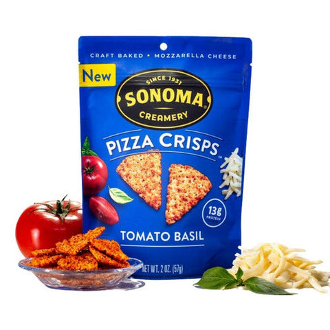 Sonoma Creamery, Tomato Basil Pizza Crisps, 2 Oz(Case Of 6) Sonoma Creamery