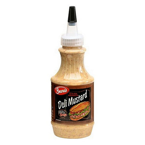 Beanos, Bold And Tangy Deli Mustard, 32 Oz(Case Of 4) Beanos