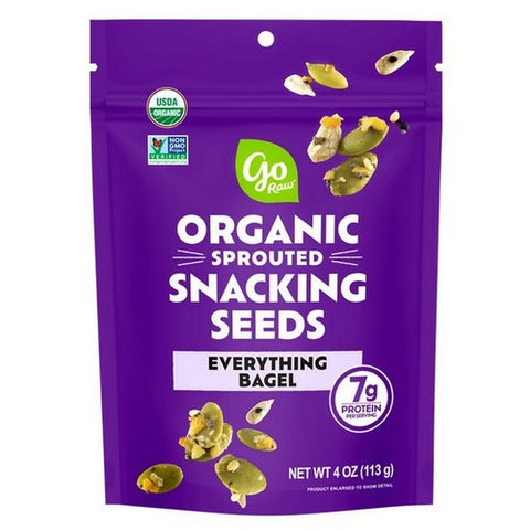 Go Raw, Seeds Everything Bagel, 4 Oz(Case Of 6) Go Raw