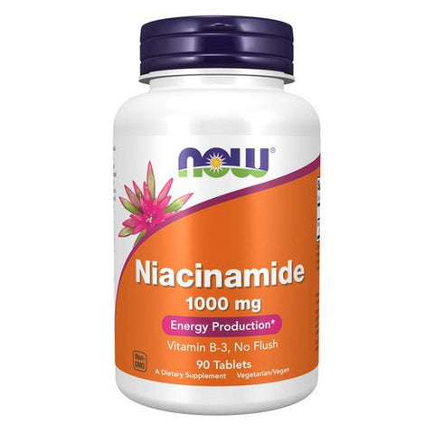 Now Foods, Niacinamide, 1000 Mg, 90 Tabs