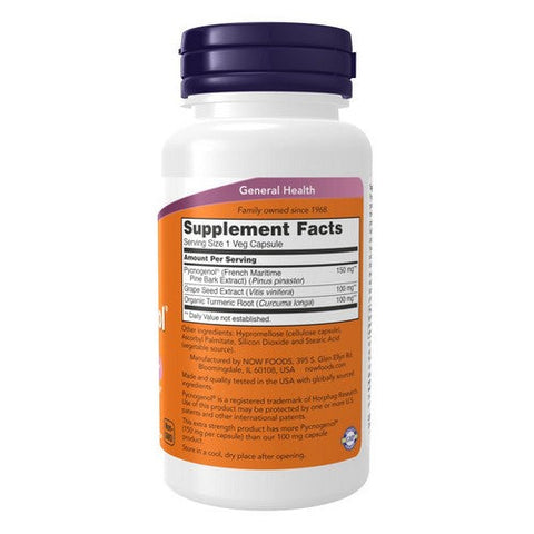 Now Foods, Pycnogenol Extra Strength, 150 Mg, 60 VegCaps Now Foods