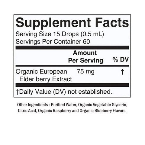 MaryRuth's, Organic Kid's Liquid Elderberry Drops, 1 Oz MaryRuth's