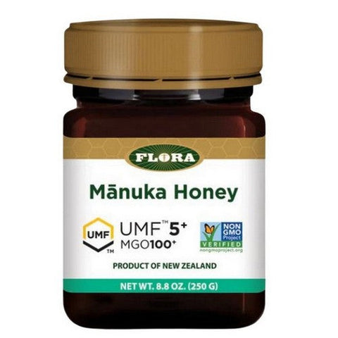 Flora, Manuka Honey 100+MGO and  5+UMF, 8.8 Oz Flora
