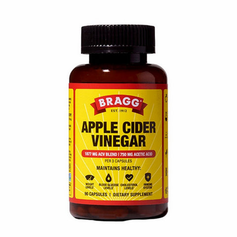 Bragg's Liquid Aminos, Apple Cider Vinegar Supplement, 90 Capsules Bragg's Liquid Aminos