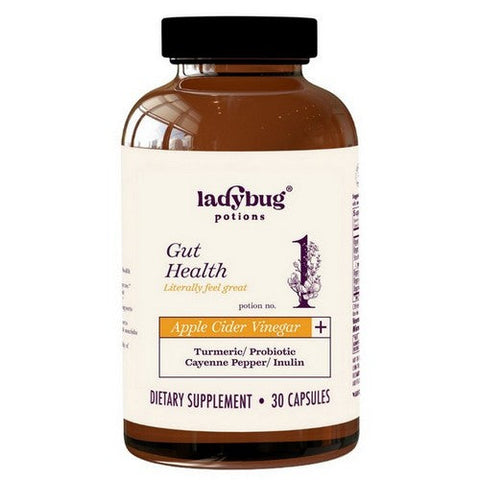 Ladybug Potions, Literally Feel Great Apple Cider Vinegar Plus, 30 Capsules Ladybug Potions
