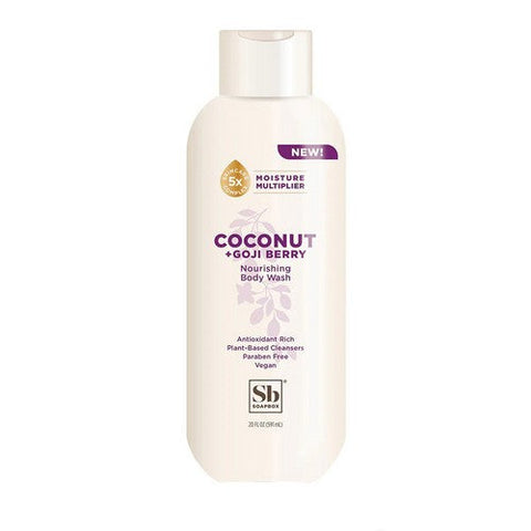 Soapbox, Coconut Plus Goji Berry Nourishing Body Wash, 20 Oz Soapbox