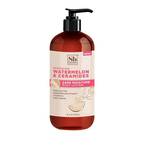 Soapbox, Renewing Watermelon And Ceramides Body Lotion, 16 Oz Soapbox