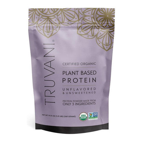 Truvani, Organic Plant Based Protein Powder Unflavored, 19.75 Oz Truvani