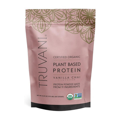 Truvani, Organic Plant Based Protein Powder Vanilla Chai, 21.59 Oz Truvani