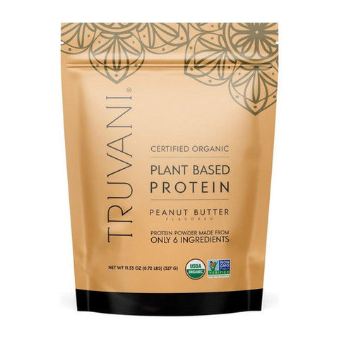 Truvani, Organic Plant Protein Powder Peanut Butter, 14 Oz Truvani