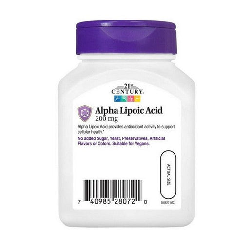 21st Century, Alpha Lipoic Acid, 60 Caps 21st Century