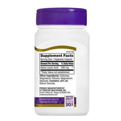 21st Century, Alpha Lipoic Acid, 60 Caps 21st Century