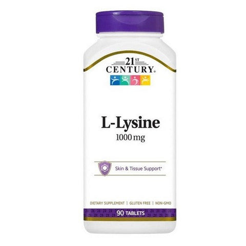 21st Century, L Lysine, 90 Tabs 21st Century