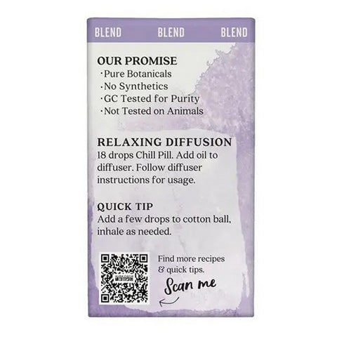Aura Cacia, Essential Oil Chill Pill Blend Boxed, 0.25 Oz Aura Cacia