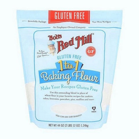 Bobs Red Mill, Gluten- Free 1-to-1 Baking Flour, 44 Oz Bobs Red Mill