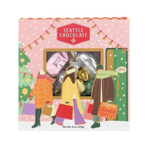 Seattle Chocolate Co., Window Shopping Truffle Gift Box, 1 Count Seattle Chocolate Co.