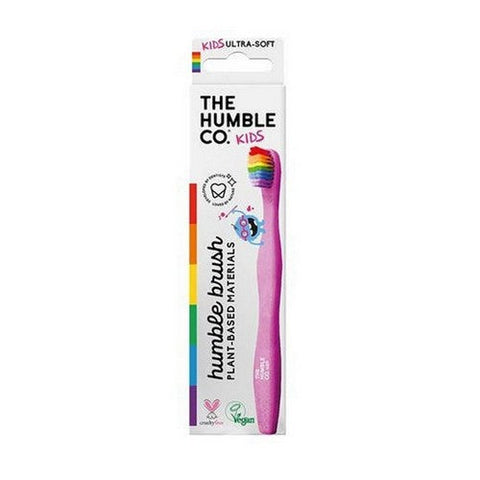The Humble Co, Kids Plant Based Ultra Soft Rainbow Toothbrush, 1 Count The Humble Co