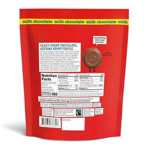 The Humble Co, Tiny Tony's Milk Chocolate Pouch, 4.44 Oz The Humble Co