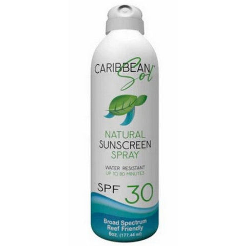 Caribbean Solutions, Mineral Sunscreen Spray SPF 30, 6 Oz Caribbean Solutions