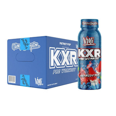 JST WRK Energy, KXR Patriot Pop, 12 Oz (12 Count) JST WRK Energy