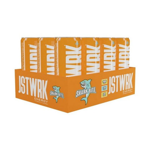 JST WRK Energy, JST WRK Energy Drink Shark Bite, 16 Oz (12 Count) JST WRK Energy