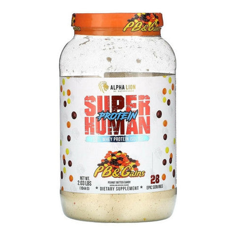 Alpha Lion, Superhuman Protein PB and Gains, 2 Lbs Alpha Lion