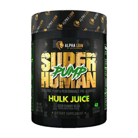 Alpha Lion, Superhuman Pump Hulk Juice, 360 Grams Alpha Lion