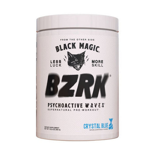 Black Magic, BZRK Pre-Workout Crystal Blue, 25 Servings Black Magic