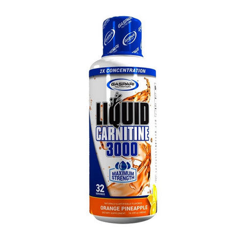 Gaspari Nutrition, Liquid Carnitine 3000 Orange Pineapple, 16 Oz Gaspari Nutrition