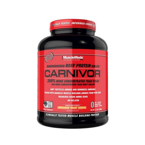 Muscle Meds, MuscleMeds Carnivor Original Cinnamon Toast, 4 Lbs