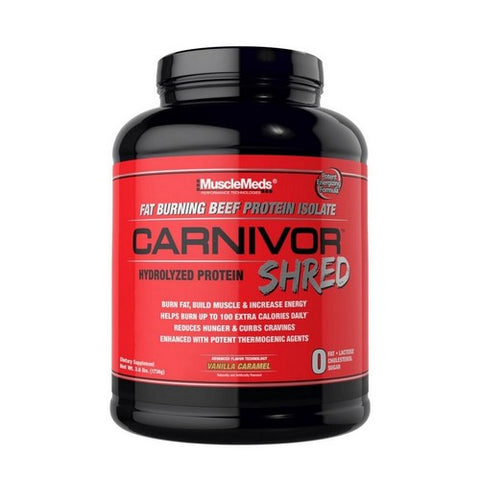 Muscle Meds, MuscleMeds Carnivor Shred Vanilla Caramel, 4 Lbs