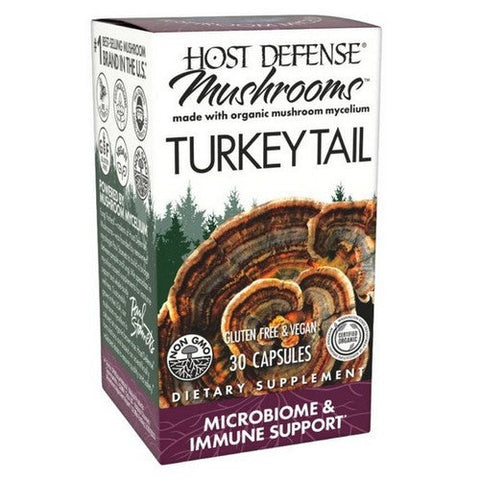 Host Defense, Turkey Tail Capsules, 30 Count Host Defense