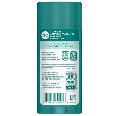 Tom's Of Maine, Clean Coast Deodorant, 3.25 Oz Tom's Of Maine