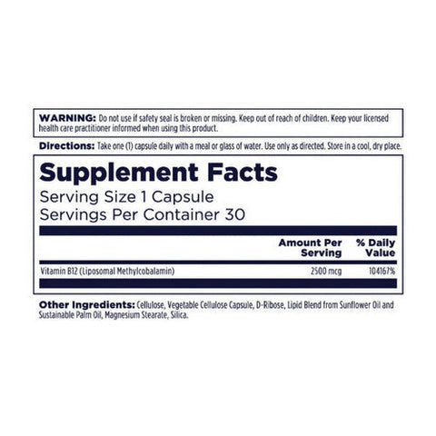 Kal, Liposomal B-12, 30 Count Kal